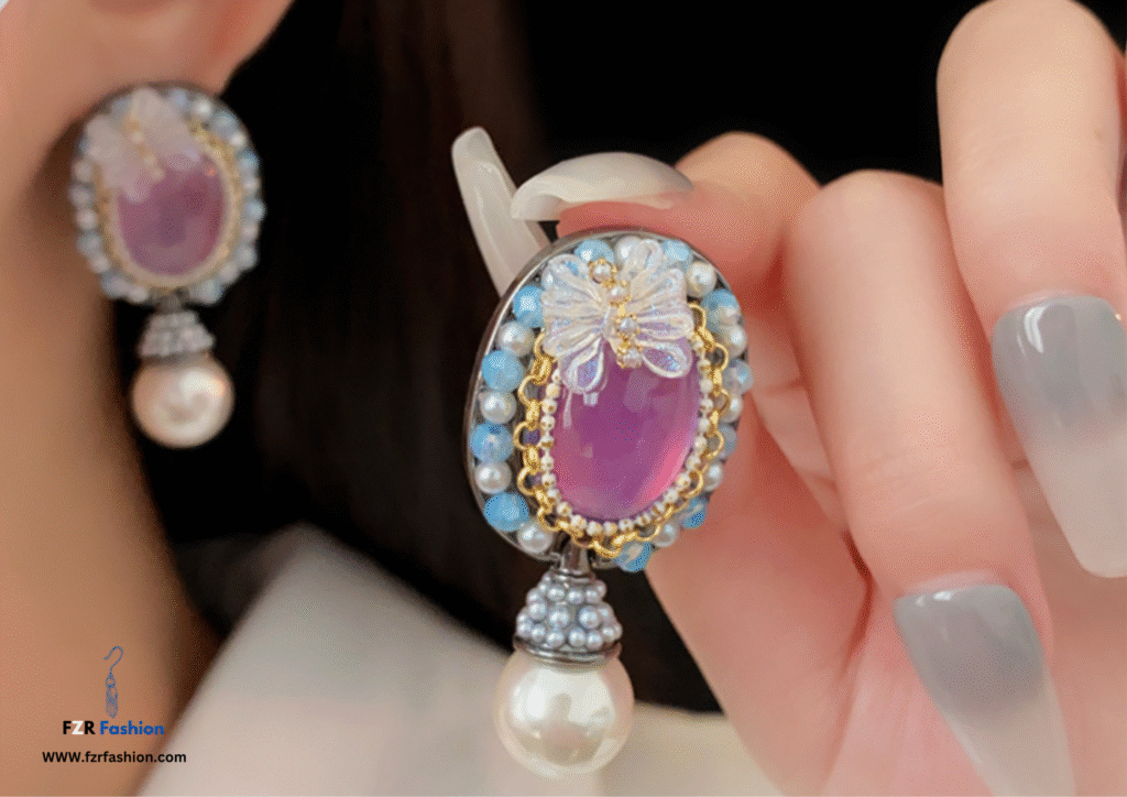 Butterfly Zircon Earrings